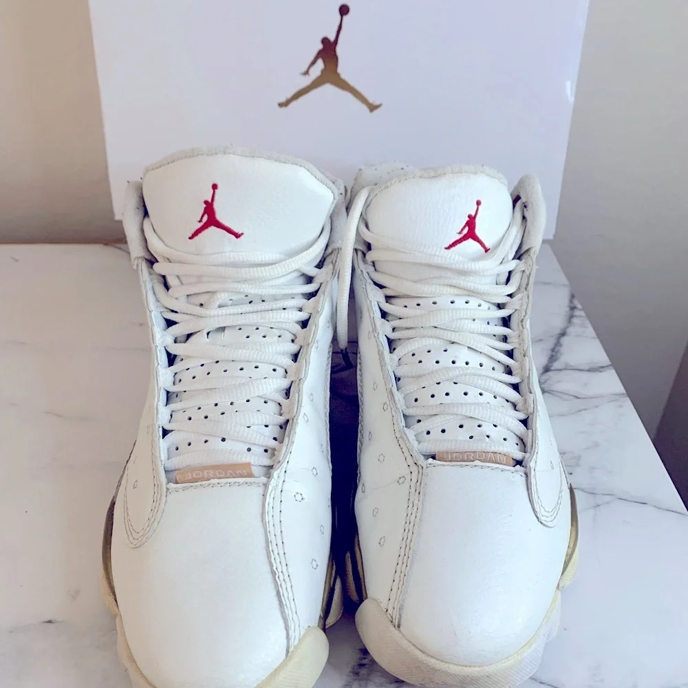 NIKE AIR JORDAN XIII 13 RETRO DEFINING MOMENTS DMP GOLD BRED